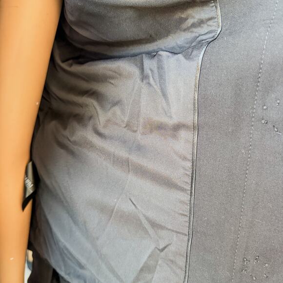 White House Black Market, Belted Safari Jacket in Black, Women’s Size Medium - Picture 10 of 11